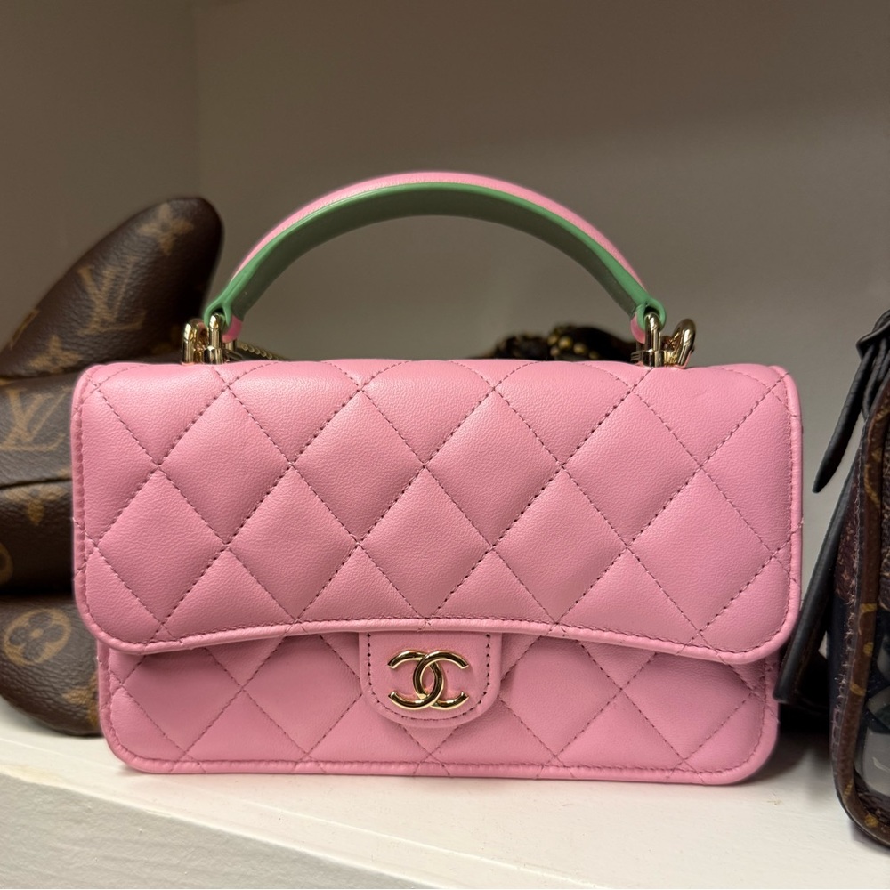 Chanel Mini Top Handle Bag
